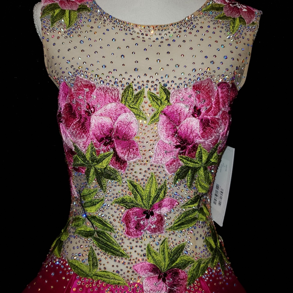 NWT Jovani stunning fuscia gown!